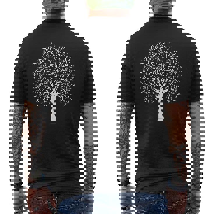 Programador De Código Informático De Árbol Binario Camiseta Hombre Estampado Espalda