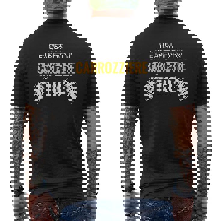 Questo È L'aspetto Di Un Carrozziere Figo T-shirt da uomo con stampa posteriore