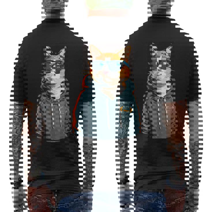 Regalo Coding Gatto Nerd Programmatore Geek Cool T-shirt da uomo con stampa posteriore