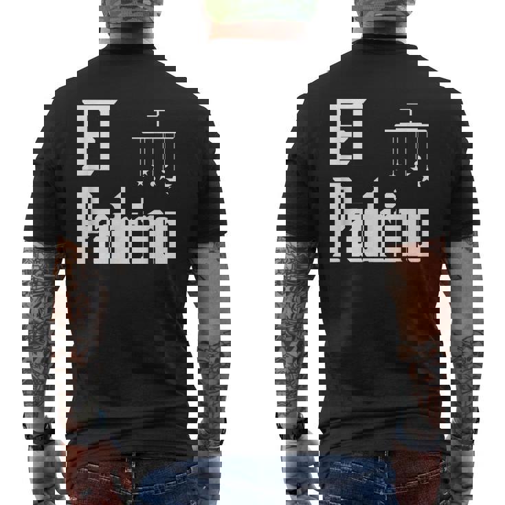 Regalo Para Padrinos De Bautizo Graciosa Camiseta Hombre Estampado Espalda