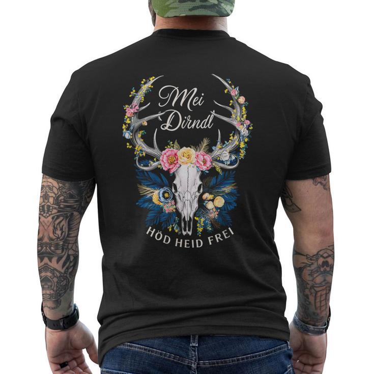 Replacement Dirndl Mei Dirndl Hod Heid Frei Oktoberfest T-Shirt mit Rückendruck