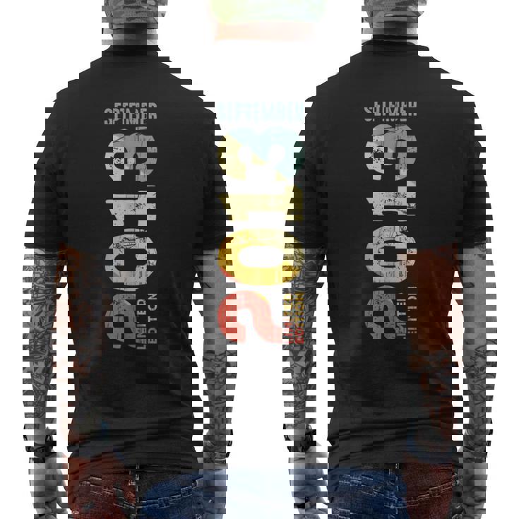 Retro 2013 Settembre 2013 Anno 2013Intage 2013 Dal 2013 T-shirt da uomo con stampa posteriore
