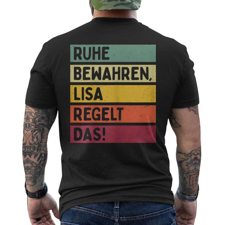 In Retro Colours T-Shirt mit Rückendruck