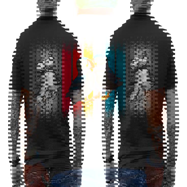 Rétro Deux Macareux T-shirt imprimé au dos
