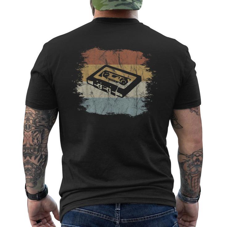 Retro Style Oldschool Tape Cassetteintage Mixtape T-Shirt mit Rückendruck