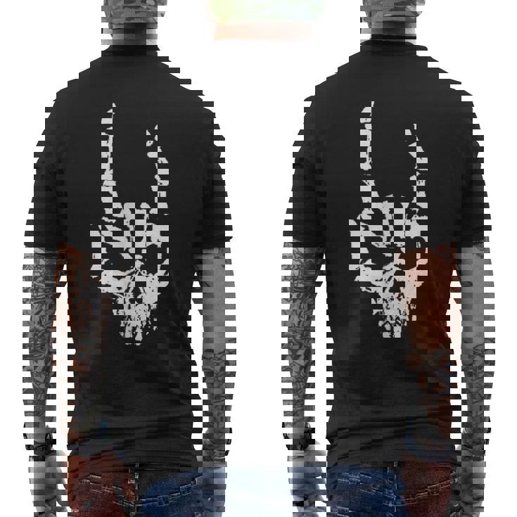 Rocker RockhandHeavy Metal Handyhülle Metal Camiseta Hombre Estampado Espalda