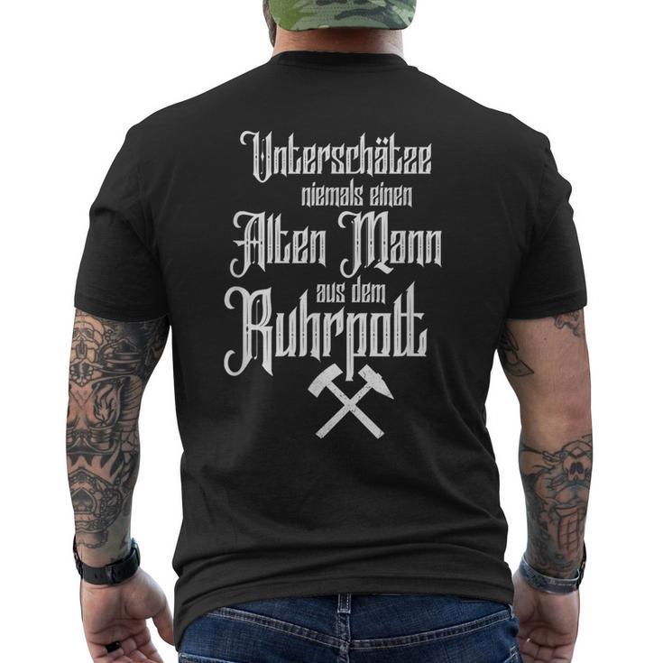 Ruhrpott Quote Ruhrgebiet City Sayings Zeche Kohle Mining T-Shirt mit Rückendruck