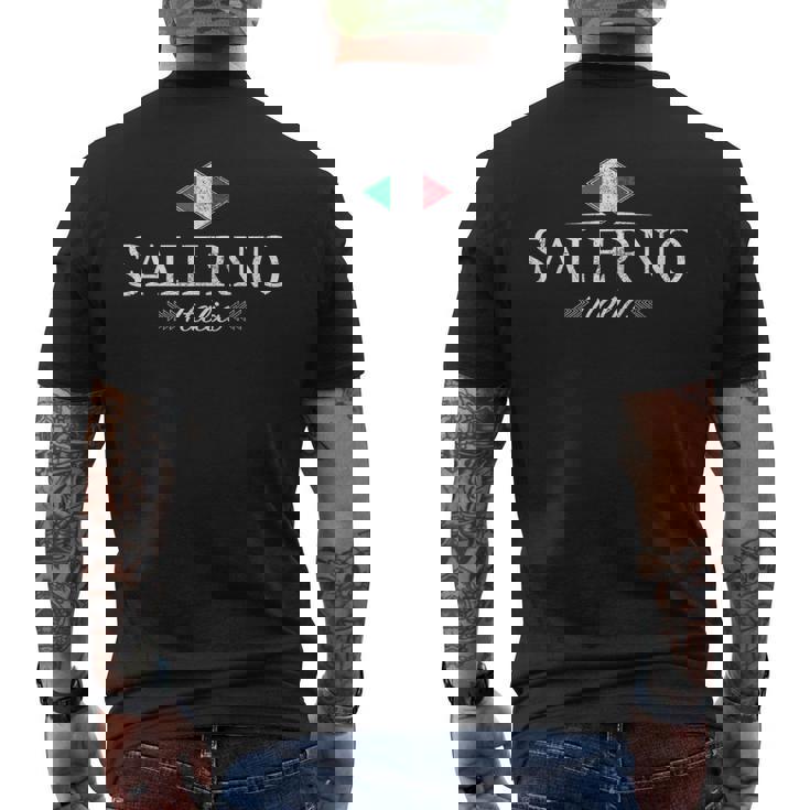 Salerno Italy Italia Camiseta Hombre Estampado Espalda