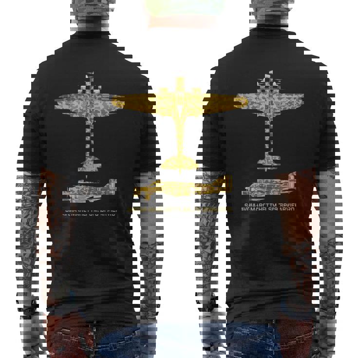 Savoia-Marchetti Sm79 Sparviero Ww2 Italiano Camiseta Hombre Estampado Espalda
