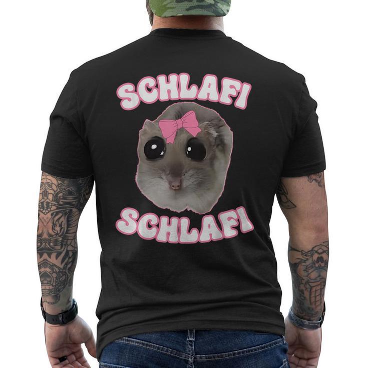 Schlafi Schlafi Hamster Hamster Hamstie Meme Sleep T-Shirt mit Rückendruck