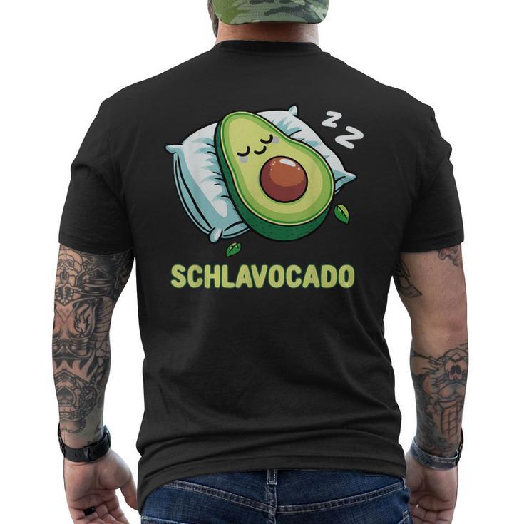 Schlavocado Pyjamas Nightdress Pyjamas Sleep Avocado T-Shirt mit Rückendruck