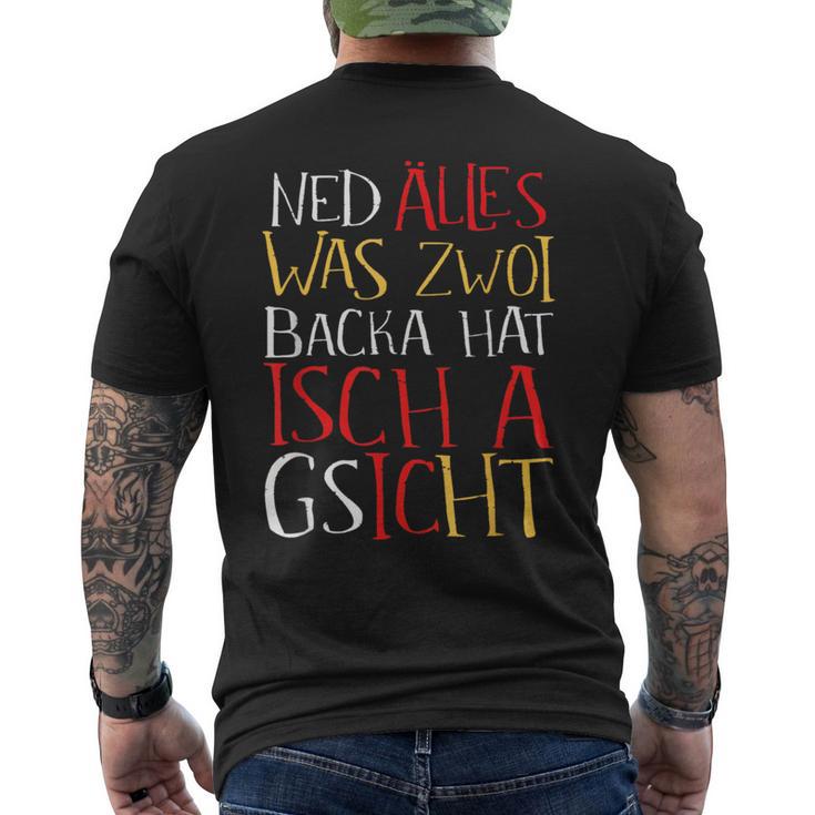 Schwaben Dialect Saying Schwabenland Swabian T-Shirt mit Rückendruck