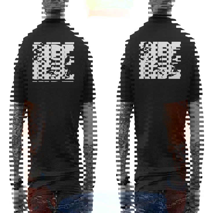 Scooter & Patinete Skater Regalo Ride Gráfico Camiseta Hombre Estampado Espalda