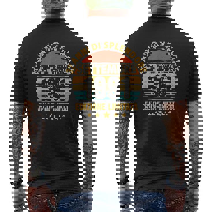 Settembre 32 Settembre 1991 32 Anni Compleanno Uomo 1991 T-shirt da uomo con stampa posteriore