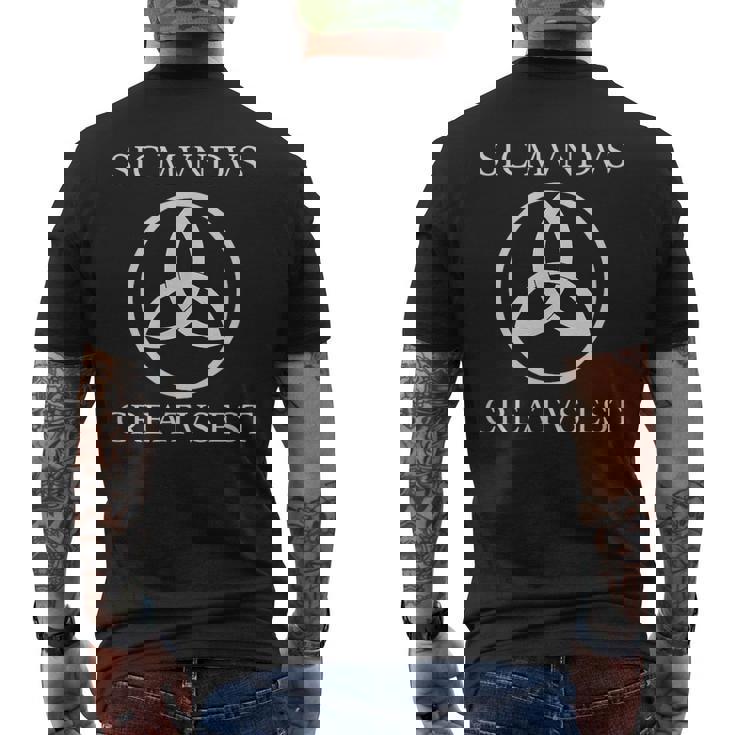 Sic Mundus Creatus Est Serie Preferita Dark T-shirt da uomo con stampa posteriore