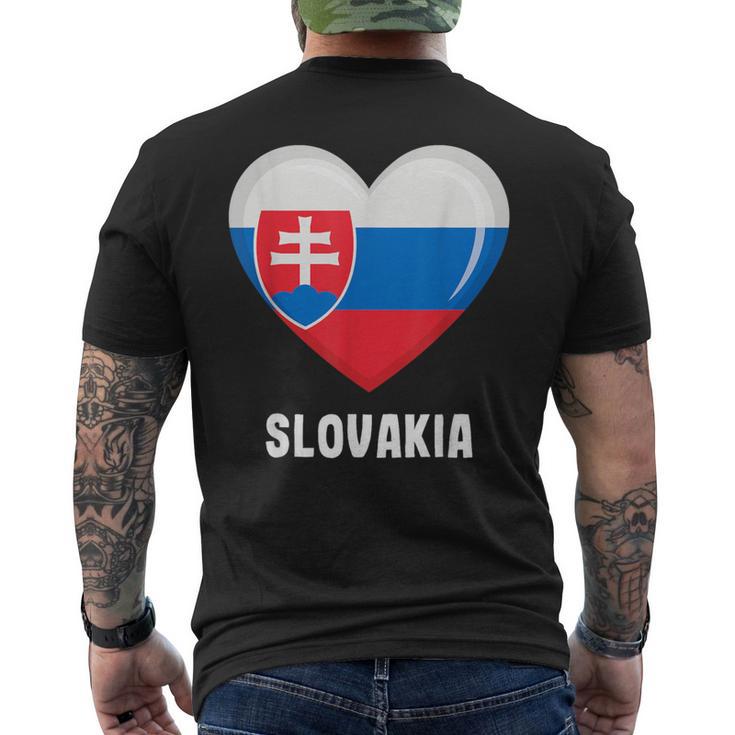 Slovakia Flag Jersey Slovak T-Shirt mit Rückendruck