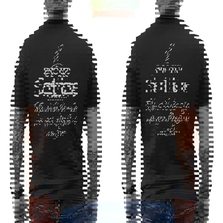 Sono Uno Scrittore Detto Divertente Per Scrittori Uomo T-shirt da uomo con stampa posteriore