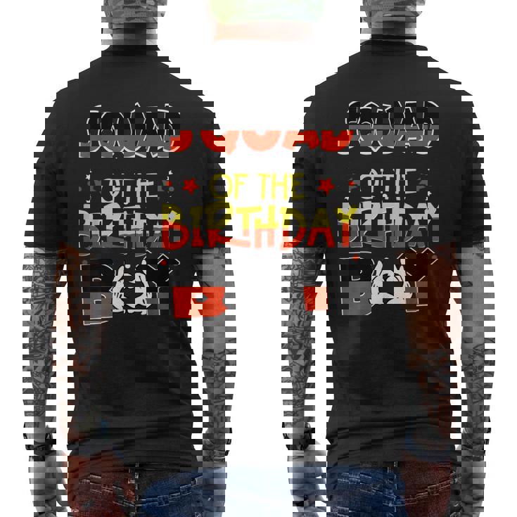 Squad Of The Birthday Boy Mouse Family Matching Men's T-shirt Back Print
