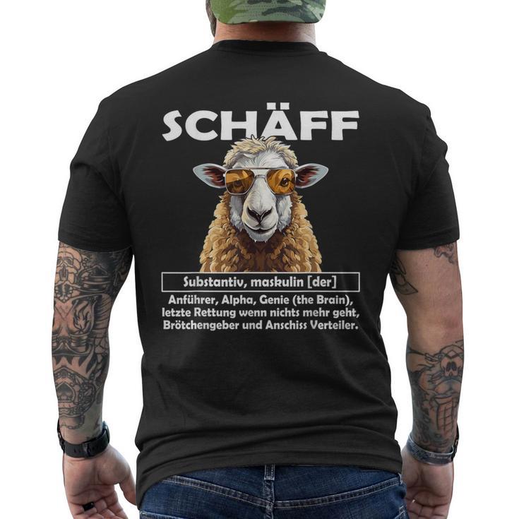 Supervisor Chef Schäff T-Shirt mit Rückendruck