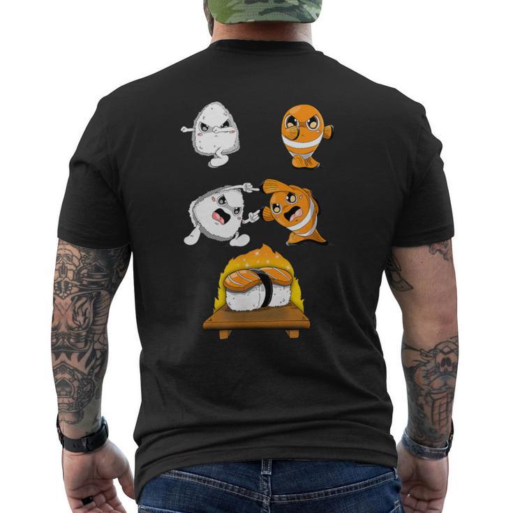 Sushi Fusion Sushi Japonais Amusant T-shirt imprimé au dos