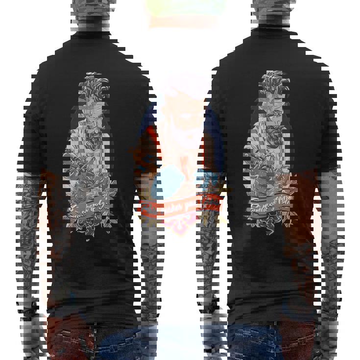 Tattoo Shop Tattooed Ink Tattooing Tattoo Artist Men's T-shirt Back Print