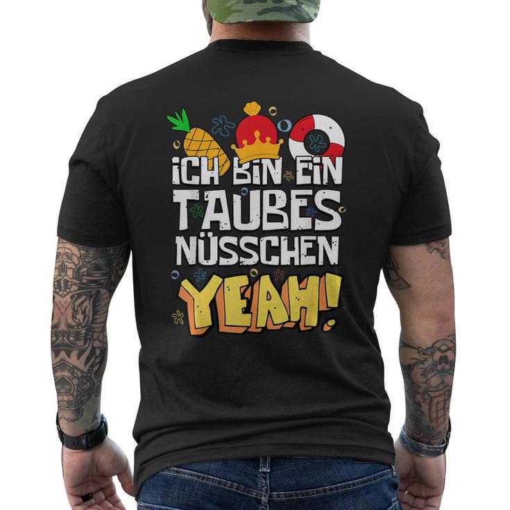 Taubes Nüsschen Lyrics Saying For Deaf Nuts Song Fans T-Shirt mit Rückendruck