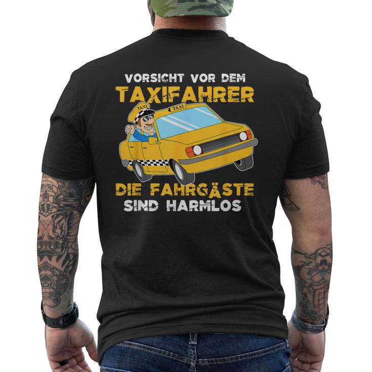 Taxi Driver Taxi Work Transport Large Space Taxi Slogan T-Shirt mit Rückendruck