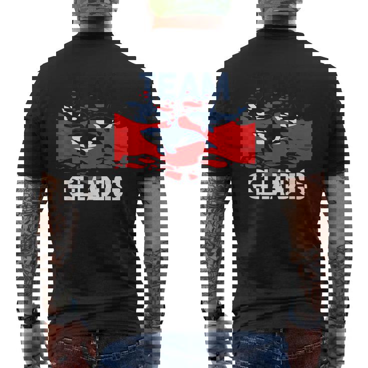 Team Gladis Orca Whale Barco Divertido Camiseta Hombre Estampado Espalda