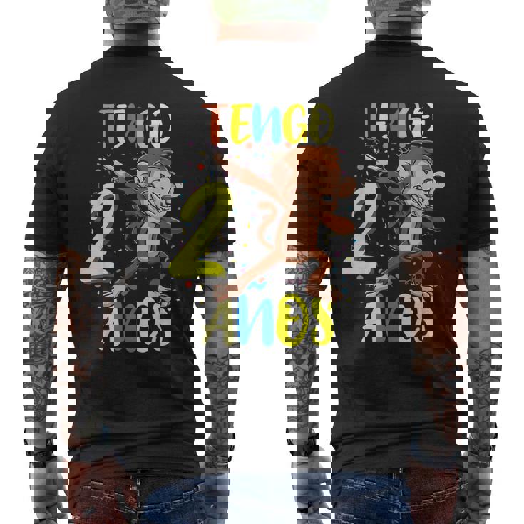 Tengo 2 Años 2º Cumpleaños Mono Camiseta Hombre Estampado Espalda