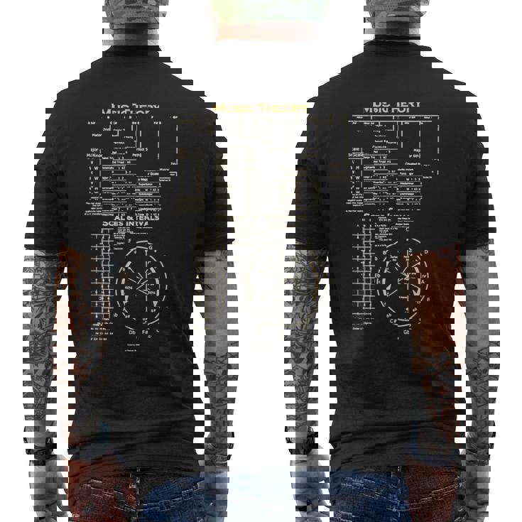 Teoria Musicale Compositore Musicista T-shirt da uomo con stampa posteriore