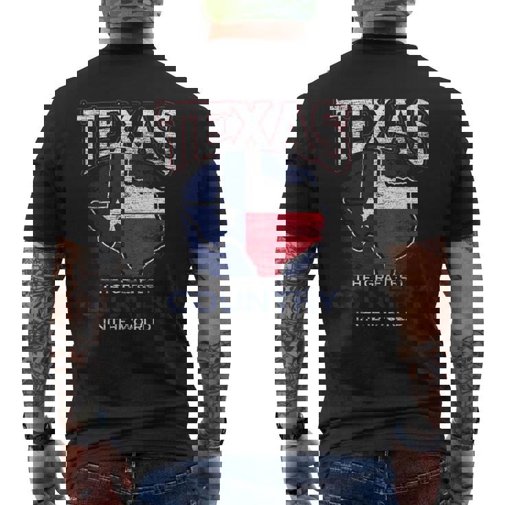Texano Orgoglioso Idea Regalo Texas T-shirt da uomo con stampa posteriore