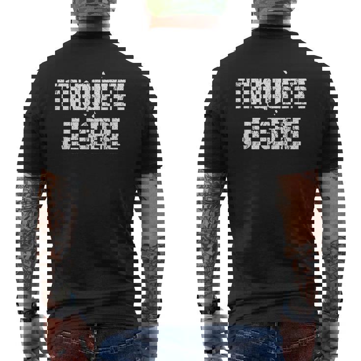 T'inquiète Je Gère Humoristique T-shirt imprimé au dos