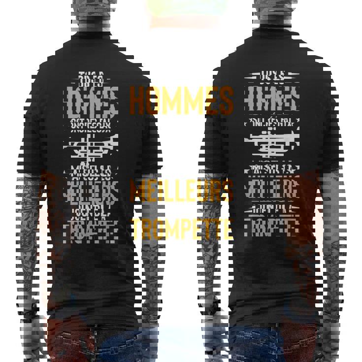 Trompettiste Musicien Meilleurs Jouent De La Trompette T-shirt imprimé au dos
