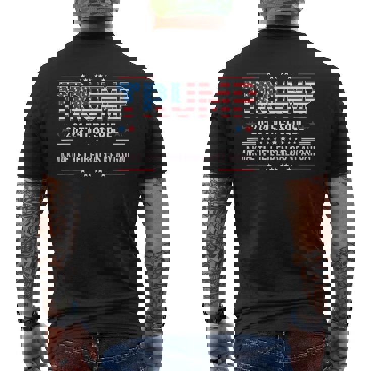 Trump 2024 La Secuelauelve A Llorar A Los Liberales Camiseta Hombre Estampado Espalda