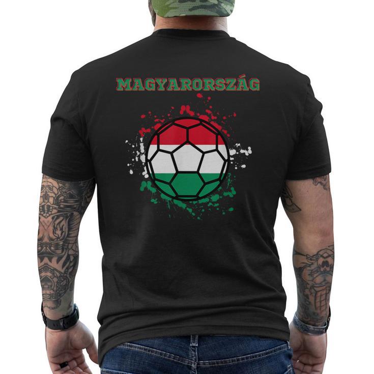 Ungarn Fußball Ungarische Flagge Fan Trikot T-Shirt mit Rückendruck