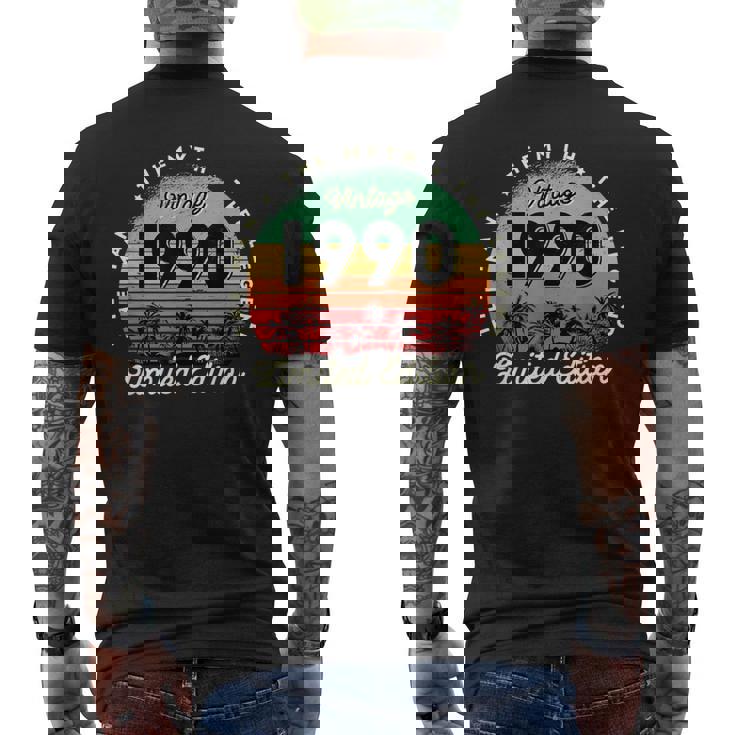 Uomo 1990Intage Regali 31 Anni 31° Compleanno Retrò Annata T-shirt da uomo con stampa posteriore