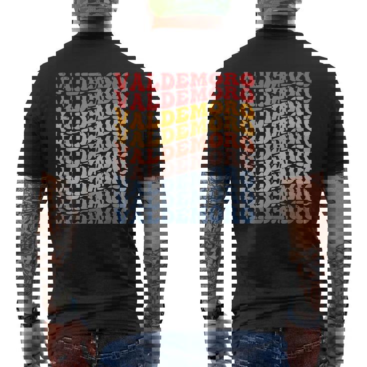 Valdemoro City Un Estilo Retro Maravilloso Camiseta Hombre Estampado Espalda