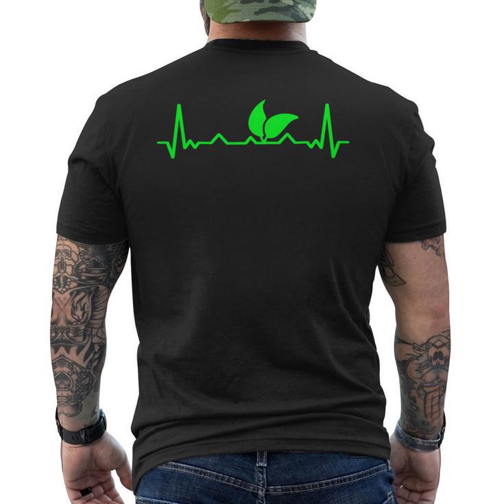 Veganegan Heartbeategan T-Shirt mit Rückendruck