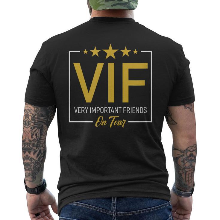 Vif -Ery Important Friends On Tour T-Shirt mit Rückendruck