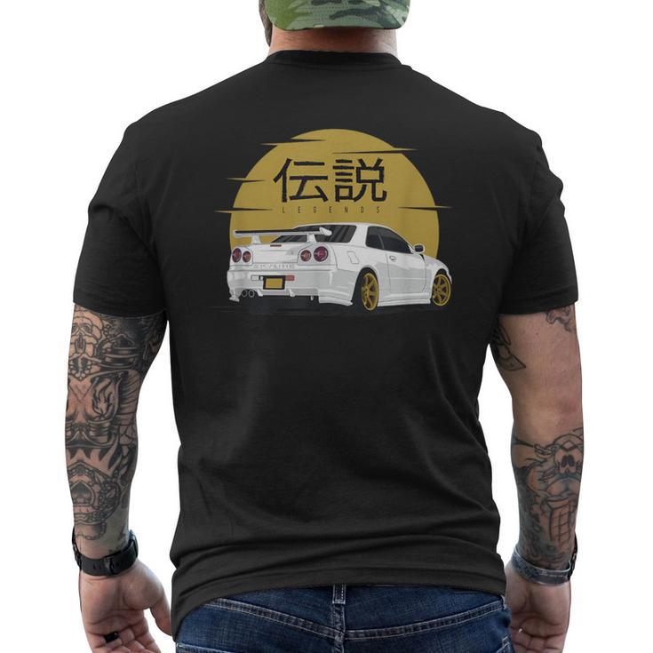 Dark Ink Legendary Skyline R34 Liberty Walk Style Jdm Men's T