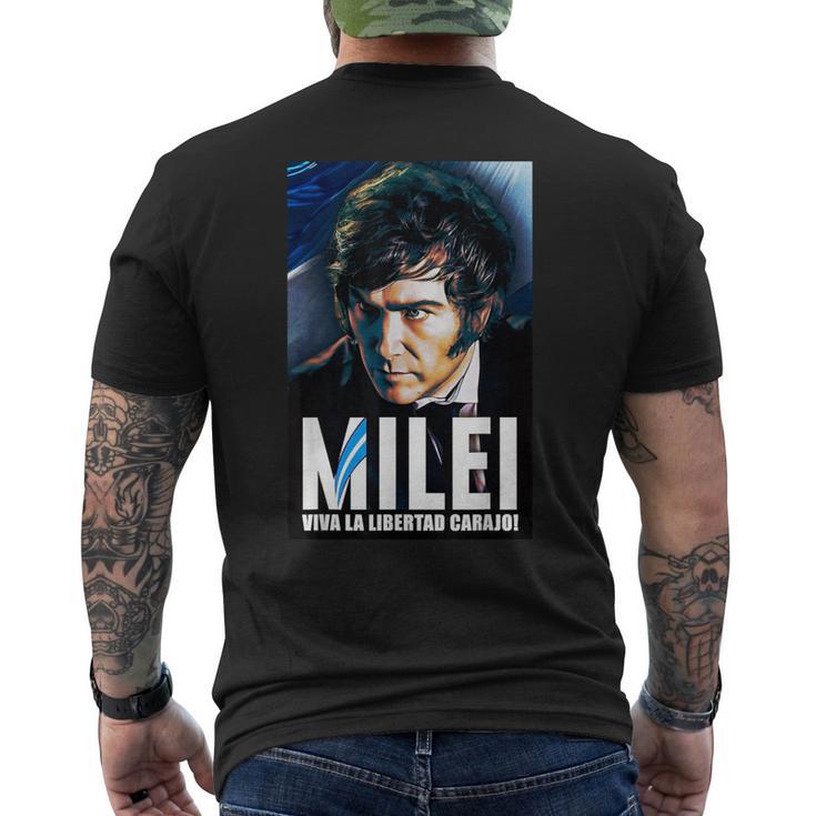 Viva La Libertad Carajo Javier Milei President 2023 T-Shirt mit Rückendruck