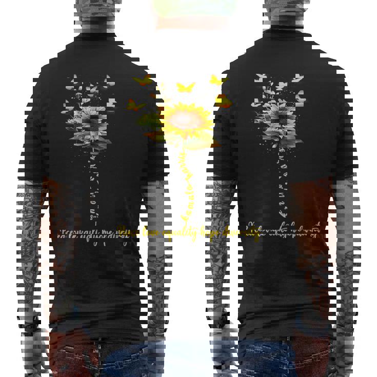 Vote Kamala Harris Peace Love Equality Hope Diversity Men's T