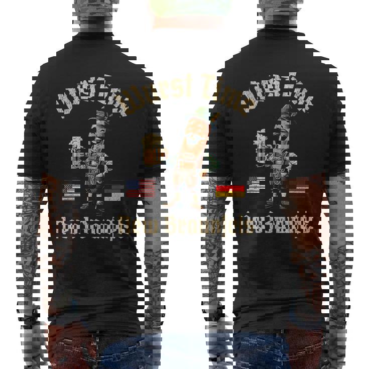 Wurst Time Wurst Fest German Beer Festival New Braunfels Men's T-shirt Back Print