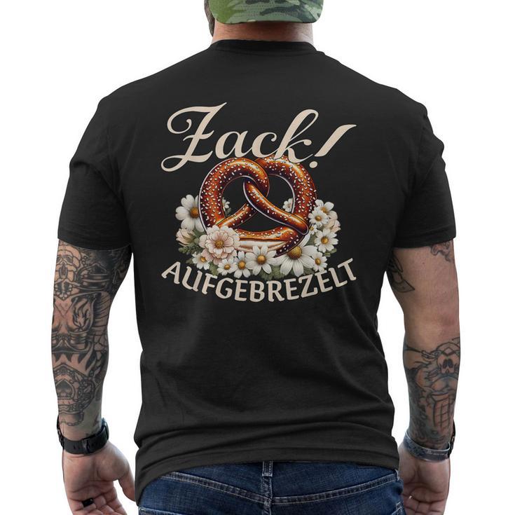 Zack Aufgeprezeltolksfest Tachten Top Dirndl Replacement T-Shirt mit Rückendruck