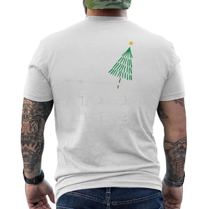 Ä Tännschen Please As A Christmas T-Shirt mit Rückendruck