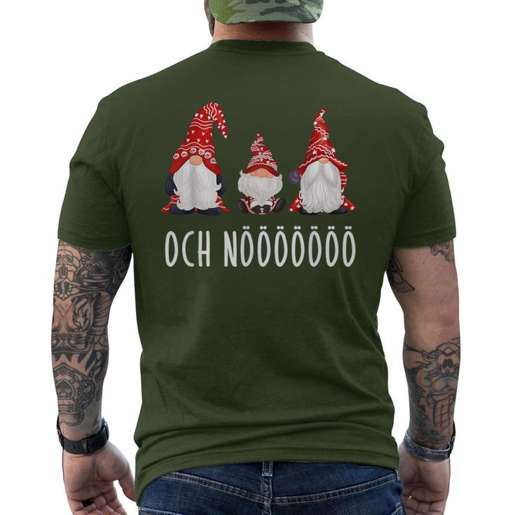 Cute Grumpy Christmas Xmas Gnome Slogan T-Shirt mit Rückendruck