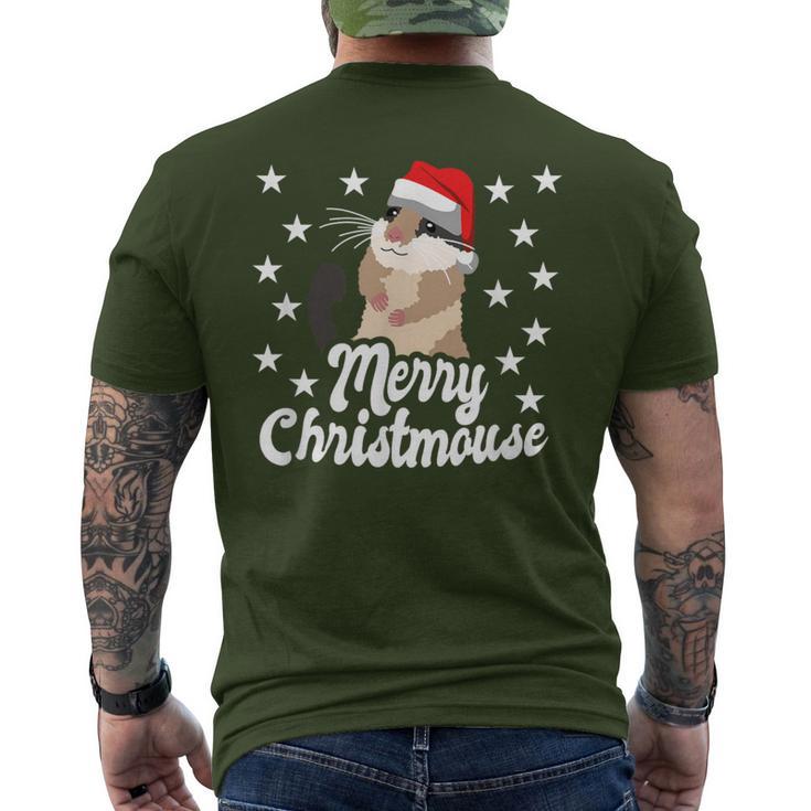 Cute Merry Christmas Garden Sleeper T-Shirt mit Rückendruck