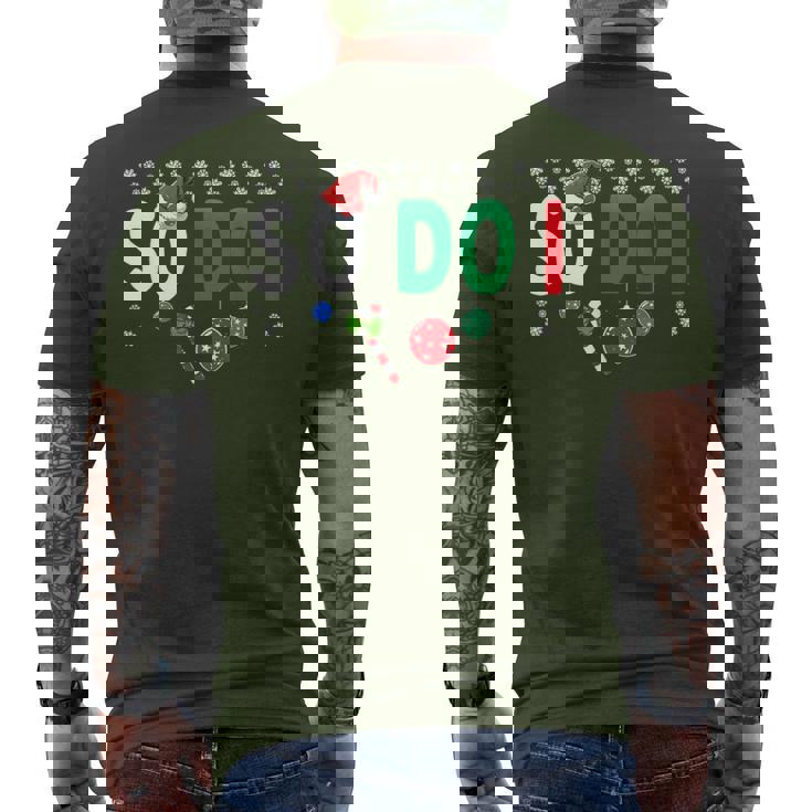 Couples I Don't Do Matching Christmas Outfits So Do I Men's T-shirt Back Print