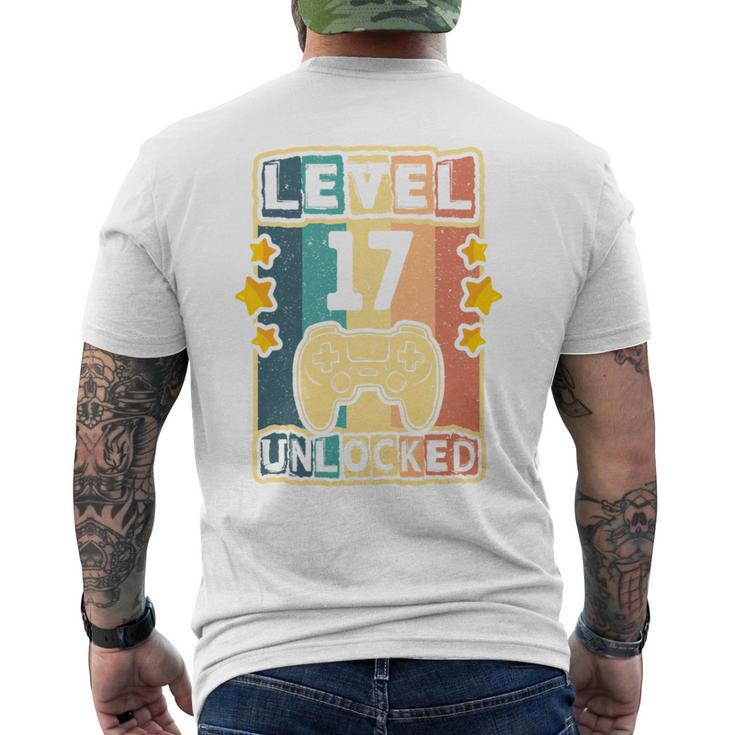 17 Geburtstag Junge Geschenk Geschenke Zum 17 Geburtstag T-Shirt mit Rückendruck