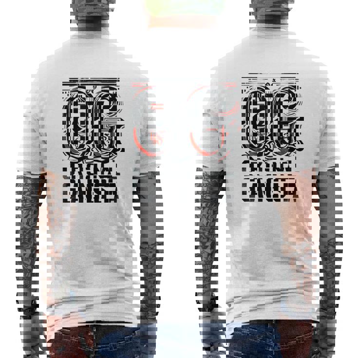 Abbigliamento Urbano Gangsta Classic Og Original T-shirt da uomo con stampa posteriore